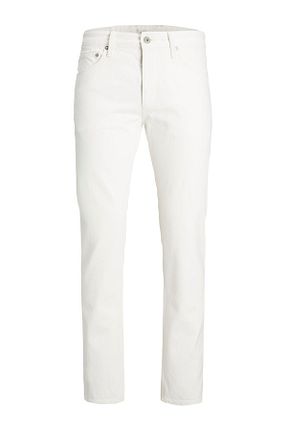 شلوار جین نباتی مردانه پاچه لوله تفنگی Jack & Jones - کد 635094878