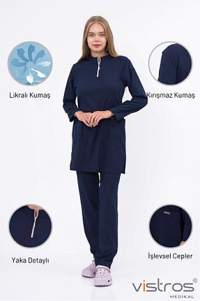 لباس کار سرمه ای Vistros Medikal - کد 865411710