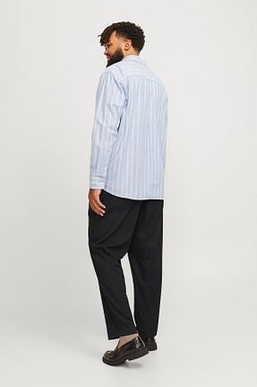 شلوار مشکی مردانه الاستان - ویسکون - پلی استر Jack & Jones - کد 883461368