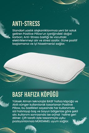 بالش سفید Pamuklu Positive Pillow - کد 416078002