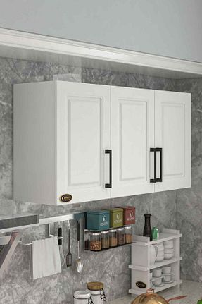 کابینت های آماده آشپزخانه سفید Suntalam Kenzlife - کد 881146059