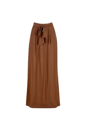 دامن قهوه ای زنانه پارچه Rivus - کد 752858528
