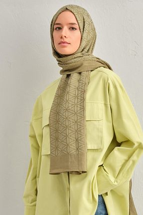 شال سبز زنانه پنبه ای Armine - کد 881201487