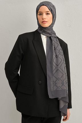 شال طوسی زنانه پنبه ای Armine - کد 891441417