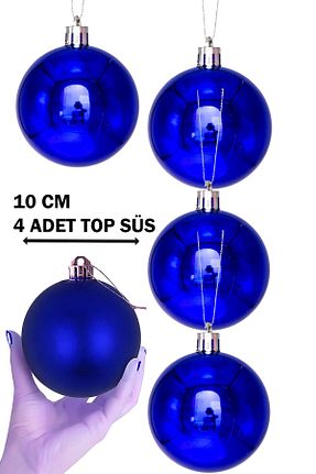 تزئینات کریسمس آبی Parti Dolabı - کد 881206434
