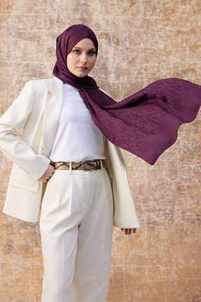 شال بنفش زنانه İpekhan - کد 881262599