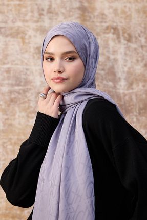 شال بنفش زنانه İpekhan - کد 881262681