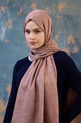 شال قهوه ای زنانه İpekhan - کد 881262563