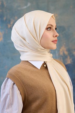 شال بژ زنانه İpekhan - کد 881262572