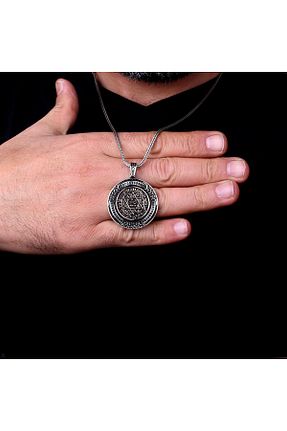 گردنبند نقره رنگی زنانه 925 عیار Tesbihsepetim - کد 881268739