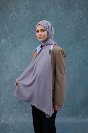 شال بنفش زنانه İpekhan - کد 881262686