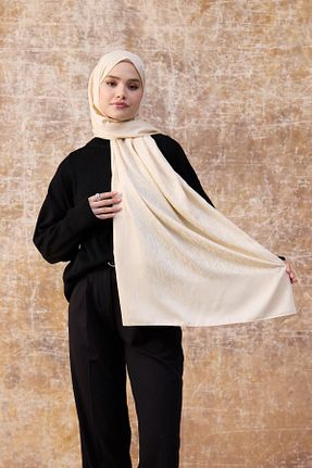 شال بژ زنانه İpekhan - کد 881262677