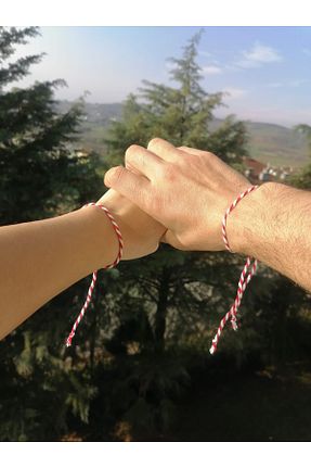 دستبند جواهر قرمز زنانه Bütün Hediyelik - کد 881280016