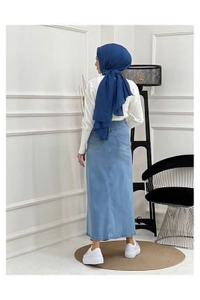 دامن حجاب سرمه ای زنانه Çan VELLICHOR - کد 262049163
