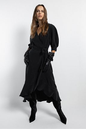 لباس مشکی زنانه بافتنی boneqa barcelona - کد 881232526