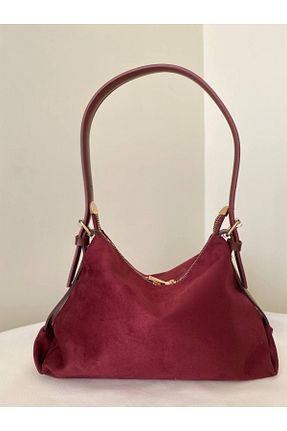 کیف دوشی زرشکی زنانه جیر Store - کد 881282105