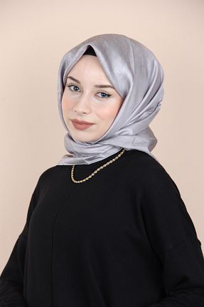 روسری طوسی İpek Tivil PAPLİO FERRE - کد 854412930
