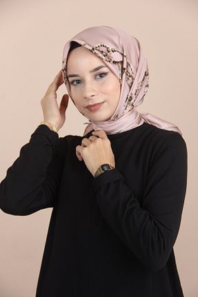 روسری صورتی İpek Tivil Sima - کد 751587742