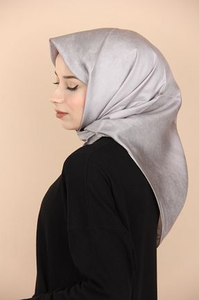 روسری طوسی İpek Tivil PAPLİO FERRE - کد 854412930