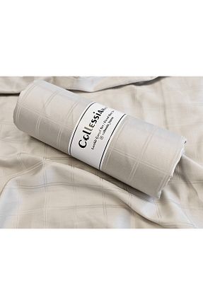 ست ملحفه تکنفره بژ پنبه - ساتن CollessiaHome - کد 881290512