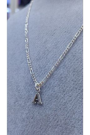 گردنبند نقره طوسی مردانه 925 عیار MODA925 - کد 881293090