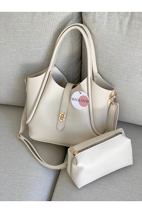 کیف دوشی زنانه چرم مصنوعی BAGLOVİS - کد 881294444