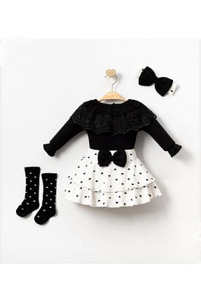ست نوزادی مشکی بچه گانه پنبه ای Cherub Baby - کد 881306629