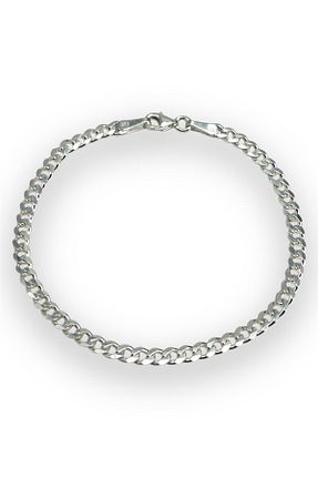 دستبند نقره سفید مردانه 925 عیار ANKTASARIM - کد 842759063