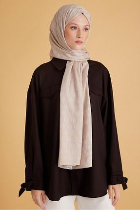 شال قهوه ای زنانه پلی استر Belli - کد 881329225