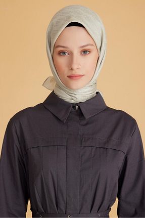 روسری طوسی پنبه ای Belli - کد 881328946