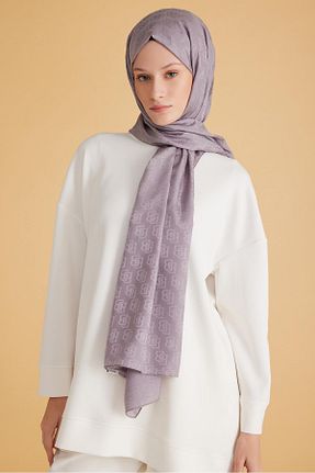 شال قهوه ای زنانه پلی استر Belli - کد 881329226