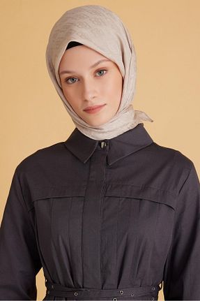 روسری قهوه ای پنبه ای Belli - کد 881328971
