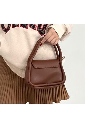 کیف دستی قهوه ای سایز متوسط LUSSO - کد 881326340