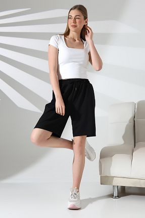 شلوارک و برمودا مشکی زنانه پنبه ای Endies - کد 881356784
