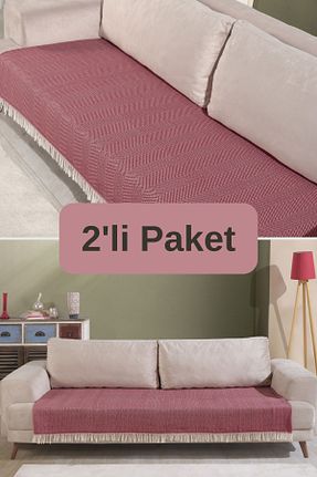 کاور مبل قرمز پنبه ای Miracolo Home - کد 871886013