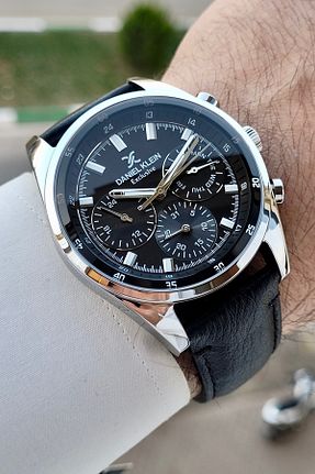 ساعت مچی طوسی مردانه 41-45 میلی متر Daniel Klein - کد 883381683
