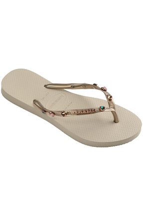 دمپائی بژ زنانه پاشنه تخت Havaianas - کد 843408216
