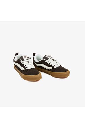 کفش اسنیکر قهوه ای زنانه بند دار Vans - کد 862740635