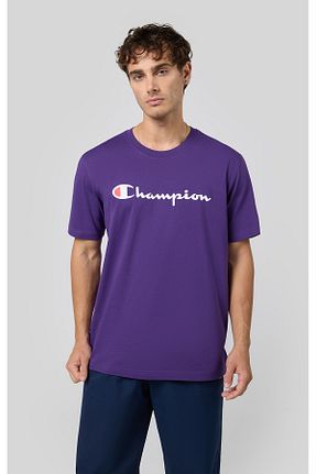 تیشرت بنفش مردانه رگولار Champion - کد 881364461