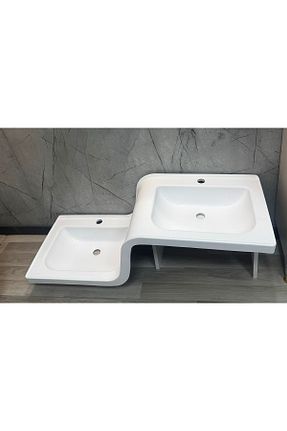 قفسه حمام سفید MDF Türkmen yapı dekorasyon - کد 881375881