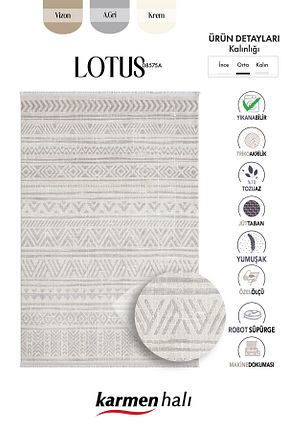 فرش طوسی قابل شستشو Karmen - کد 846986488