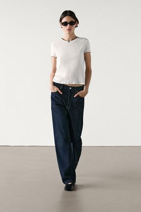 تیشرت بژ زنانه رگولار Massimo Dutti - کد 874793769