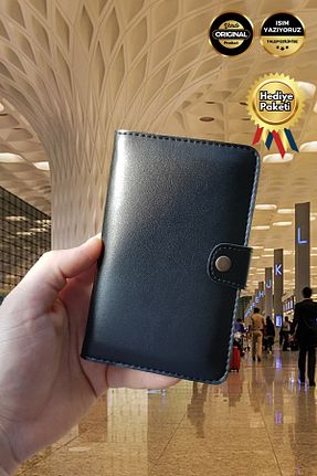 کیف پول مشکی زنانه سایز متوسط Vardo - کد 682135044