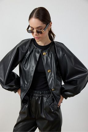 کت مشکی زنانه Relaxed Birgül Bektaş - کد 881416352