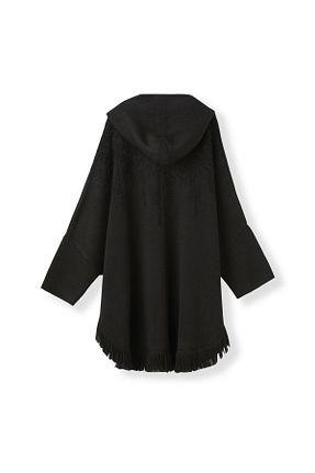 پانچو مشکی زنانه اکریلیک Uludağ Triko - کد 881400579