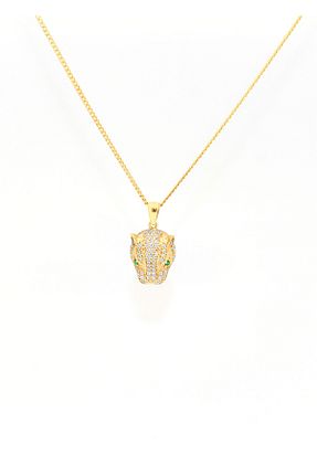 گردنبند نقره زرد زنانه 925 عیار Own Jewelry - کد 881390353