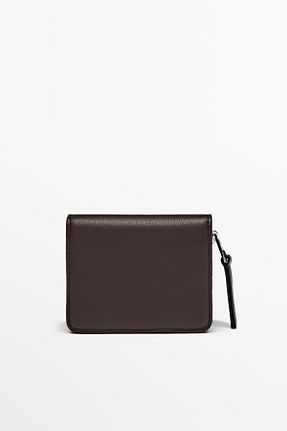 کیف دوشی زرشکی زنانه چرم خالص Massimo Dutti - کد 881435375