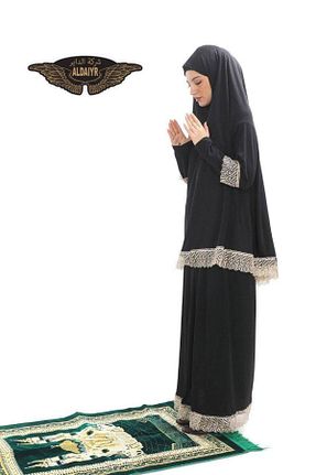شال مشکی زنانه پلی ساتن ALDAİR - کد 881403347