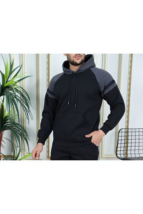سوئیشرت مشکی مردانه ساده EXSPORT - کد 881444929