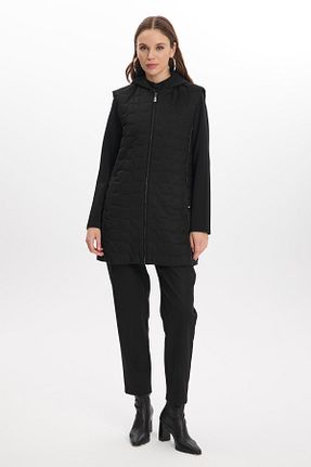 ست بالاتنه و پائین تنه مشکی زنانه بافتنی Zühre - کد 881430406